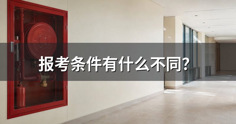报考条件有什么不同?