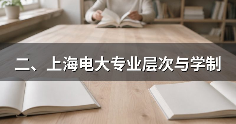 二、上海电大专业层次与学制