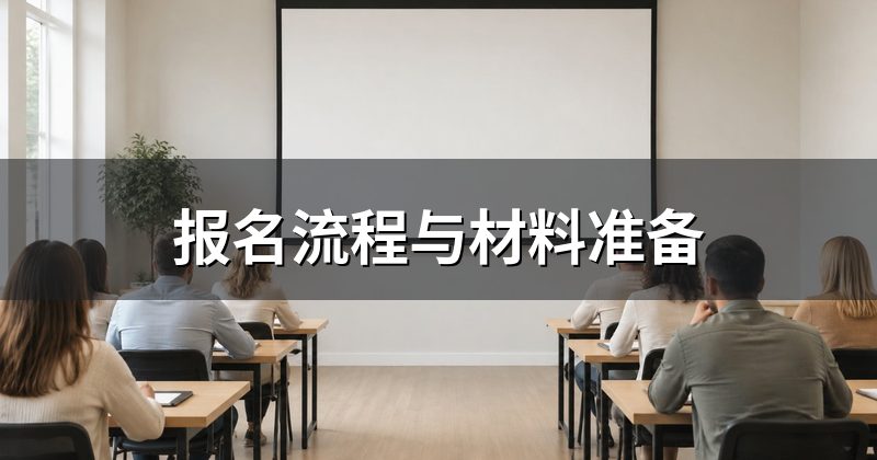 报名流程与材料准备