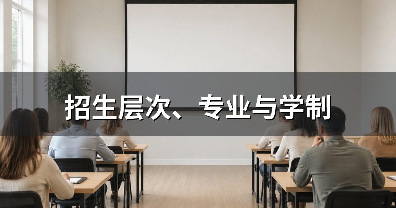招生层次、专业与学制