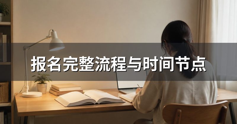 报名完整流程与时间节点