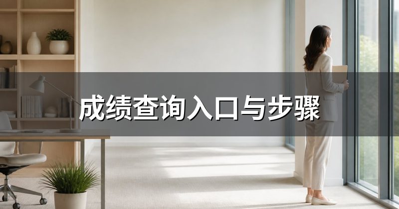 成绩查询入口与步骤