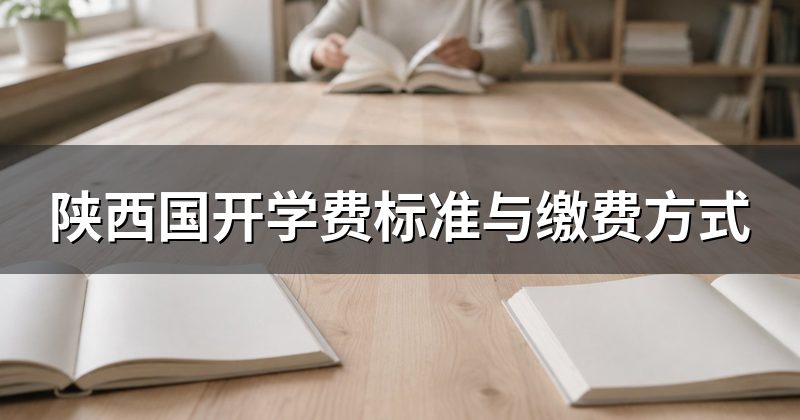 陕西国开学费标准与缴费方式