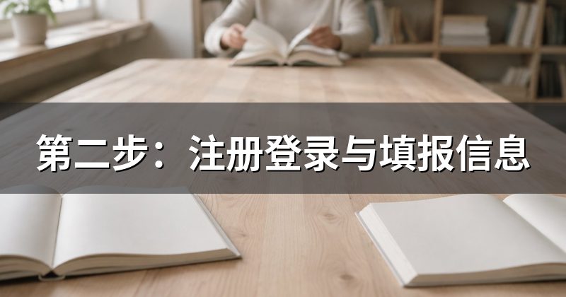 第二步:注册登录与填报信息