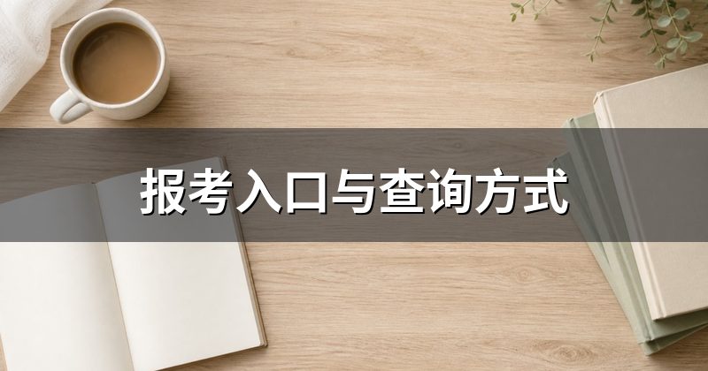 报考入口与查询方式