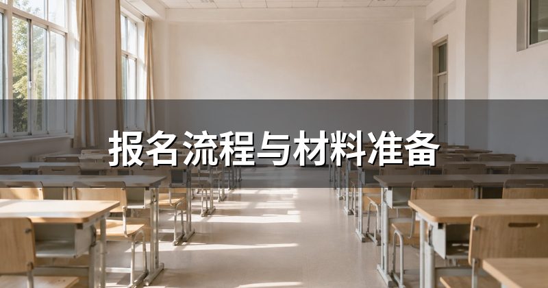 报名流程与材料准备