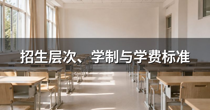 招生层次、学制与学费标准