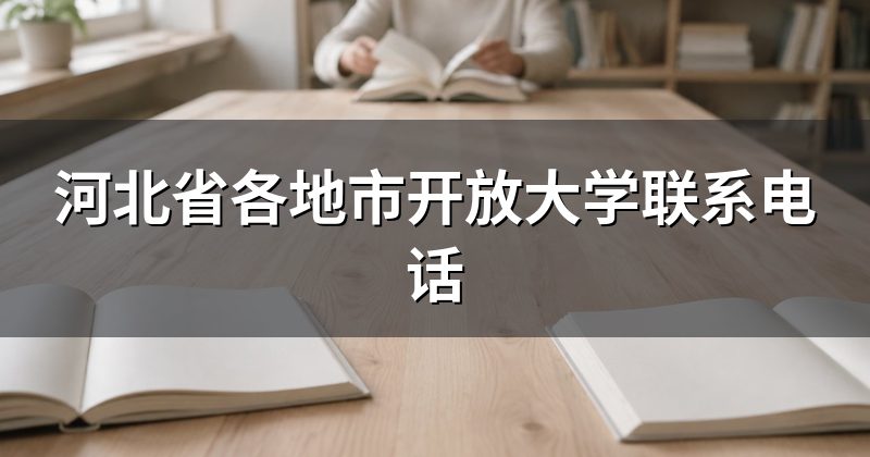 河北省各地市开放大学联系电话
