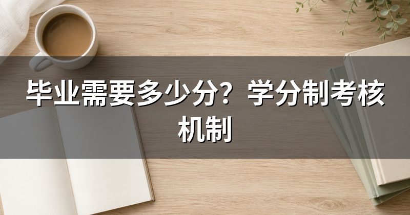 毕业需要多少分?学分制考核机制