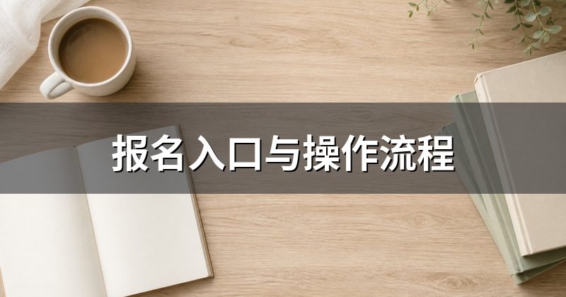 报名入口与操作流程