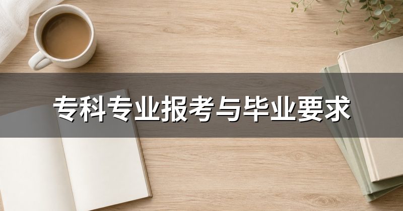 专科专业报考与毕业要求
