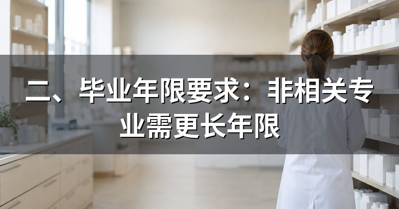 二、毕业年限要求：非相关专业需更长年限