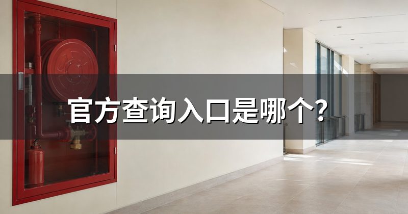 官方查询入口是哪个?