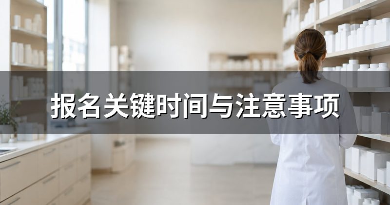 报名关键时间与注意事项