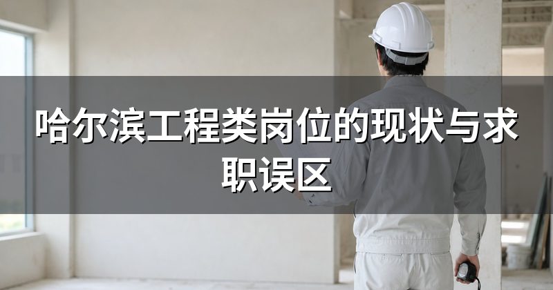 哈尔滨工程类岗位的现状与求职误区