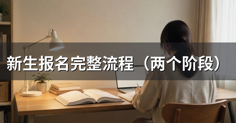 新生报名完整流程(两个阶段)