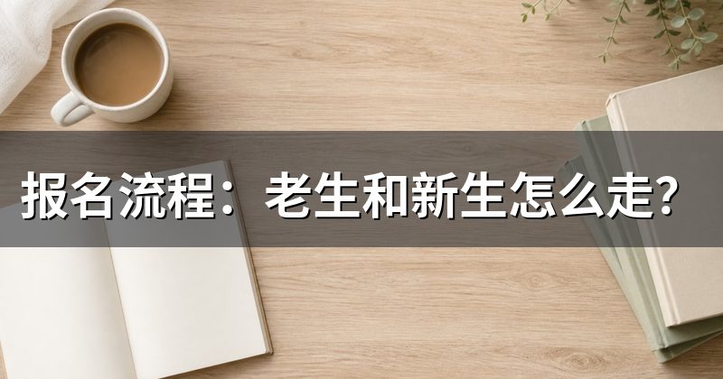 报名流程：老生和新生怎么走？