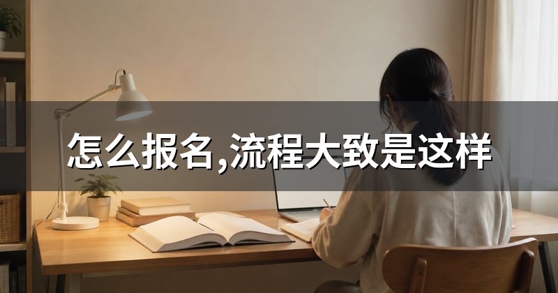 怎么报名,流程大致是这样