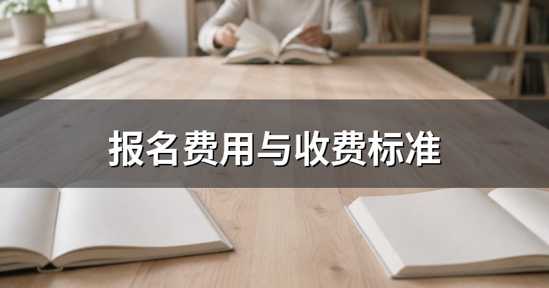 报名费用与收费标准