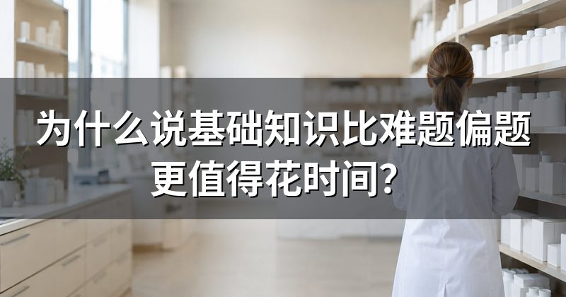 为什么说基础知识比难题偏题更值得花时间?