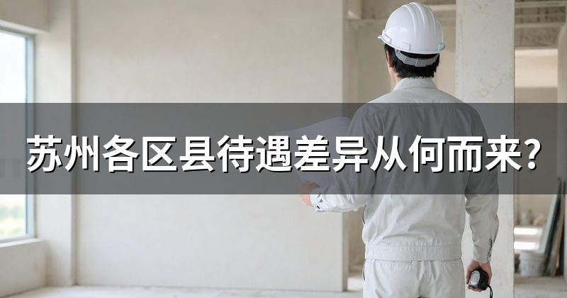 苏州各区县待遇差异从何而来?