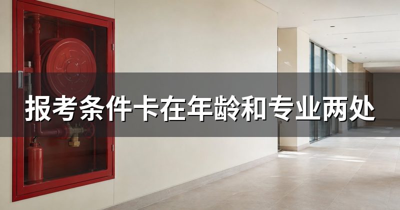 报考条件卡在年龄和专业两处