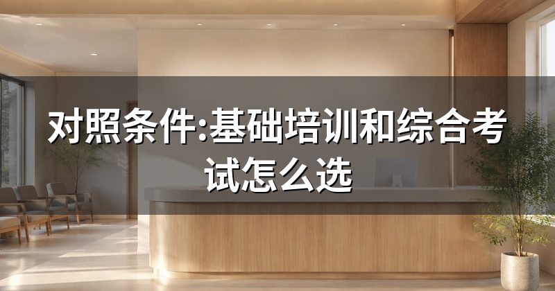 对照条件:基础培训和综合考试怎么选