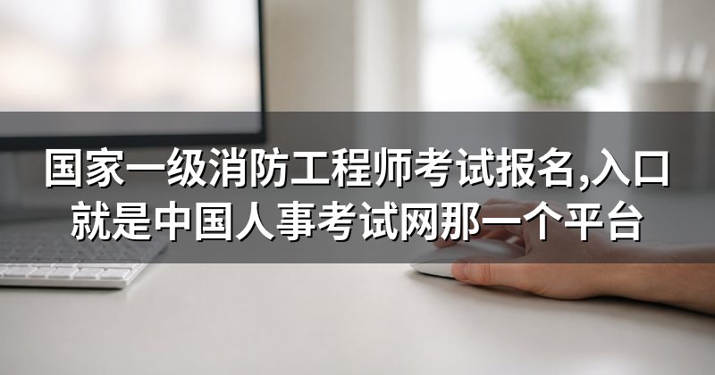国家一级消防工程师考试报名,入口就是中国人事考试网那一个平台