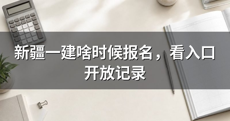 新疆一建啥时候报名,看入口开放记录