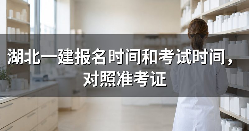 湖北一建报名时间和考试时间,对照准考证