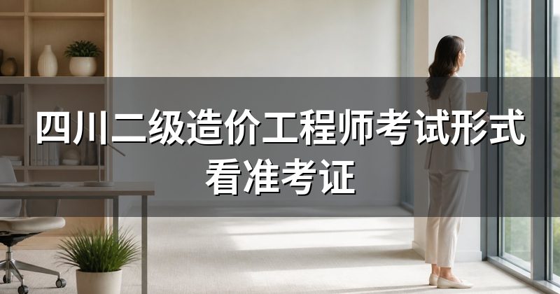 四川二级造价工程师考试形式看准考证