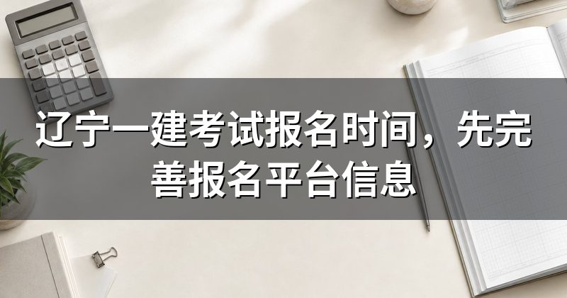 辽宁一建考试报名时间,先完善报名平台信息