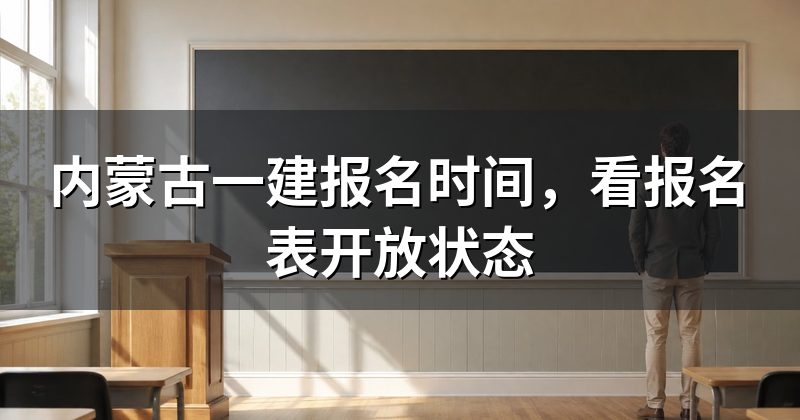 内蒙古一建报名时间,看报名表开放状态