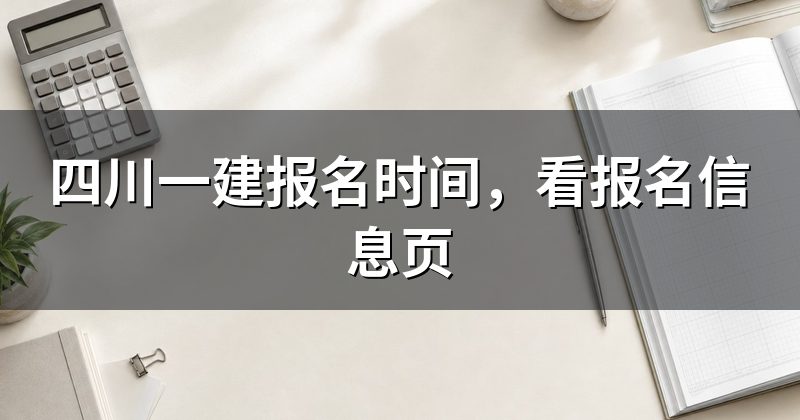 四川一建报名时间,看报名信息页