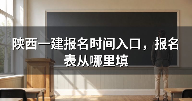 陕西一建报名时间入口,报名表从哪里填