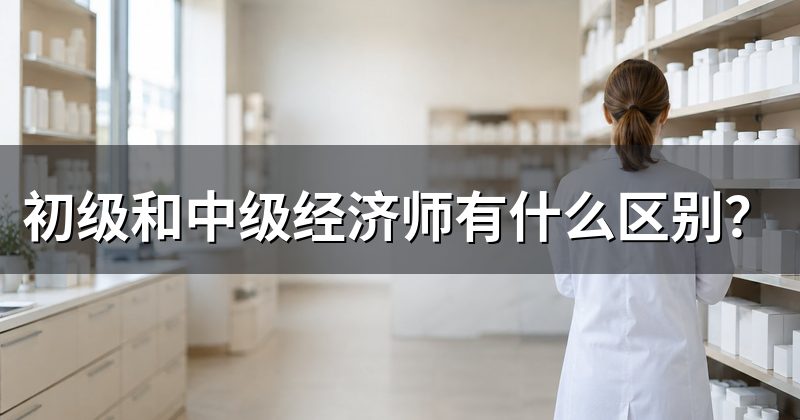 初级和中级经济师有什么区别?