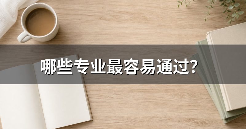 哪些专业最容易通过？