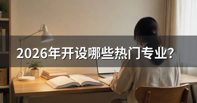 2026年开设哪些热门专业？