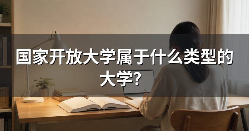国家开放大学属于什么类型的大学？