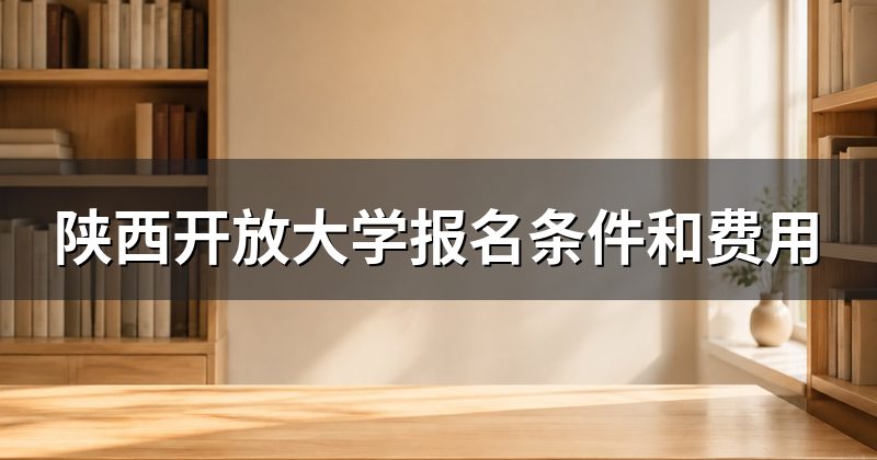陕西开放大学报名条件和费用